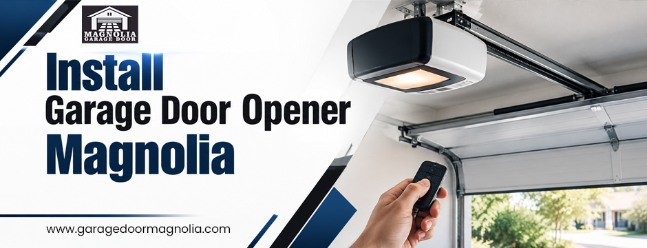 Install Garage Door Opener Magnolia